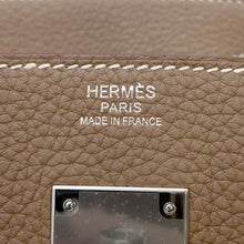 将图像加载到图库查看器中，HERMES Birkin Etoupe Togo Leather Size 30
