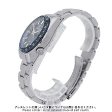 将图像加载到图库查看器中，SEIKO Grand Seiko Sports Collection 9F GMT W40mm Stainless Steel Blue DialSBGN021
