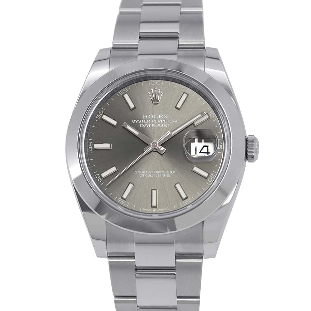 ROLEX Datejust 41 W41mm Stainless Steel Slate Dial126300