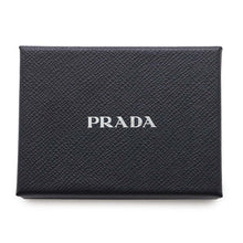 Load image into Gallery viewer, PRADA Geometric Pattern 4-Row Key Case Black1PG004 Leather
