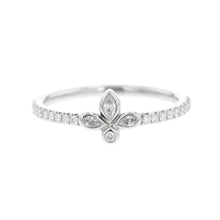 Load image into Gallery viewer, TIFFANY&amp;Co. Fleur de Lys Ring Size Approximately#11 Pt950
