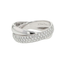 Load image into Gallery viewer, TIFFANY&amp;Co. Paloma Melody 2 Band Ring Size Approximately No. 1260574189 18K White Gold
