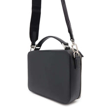 将图像加载到图库查看器中，PRADA Saffiano Leather2wayShoulder Bag Black2VH069 Leather
