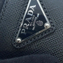 将图像加载到图库查看器中，PRADA Saffiano Leather2wayShoulder Bag Black2VH069 Leather
