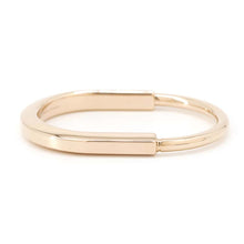 Load image into Gallery viewer, TIFFANY&amp;Co. Padlock Bangle Bracelet Size Small70185482 18K Pink Gold
