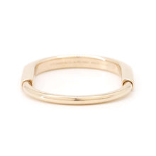 将图像加载到图库查看器中，TIFFANY&amp;Co. Padlock Bangle Bracelet Size Small70185482 18K Pink Gold
