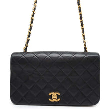 将图像加载到图库查看器中，CHANEL Matelasse ChainShoulder Bag BlackA03568 Lambskin Size 23
