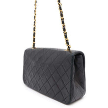 Load image into Gallery viewer, CHANEL Matelasse ChainShoulder Bag BlackA03568 Lambskin Size 23
