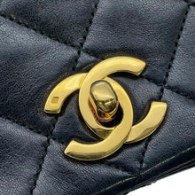 将图像加载到图库查看器中，CHANEL Matelasse ChainShoulder Bag BlackA03568 Lambskin Size 23
