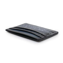 Load image into Gallery viewer, Berluti Bamboo Neo Card Case Navy Leather
