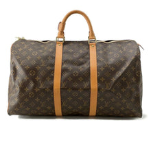 将图像加载到图库查看器中，LOUIS VUITTON Keepall BrownM41426 Monogram Size 50
