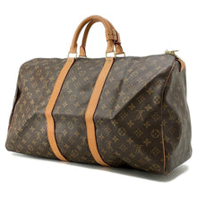 将图像加载到图库查看器中，LOUIS VUITTON Keepall BrownM41426 Monogram Size 50
