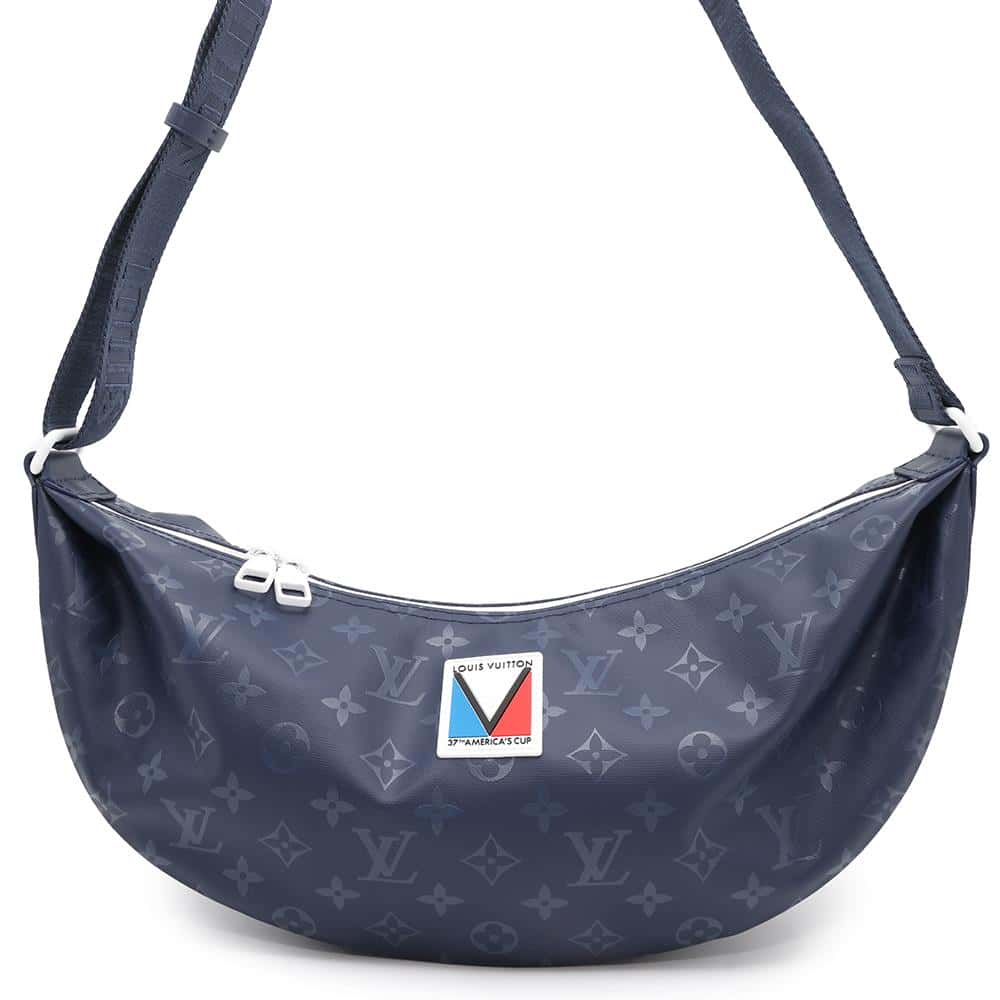 LOUIS VUITTON Hammock bag BlueM11683 Monogram・Storm Canvas