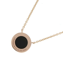 将图像加载到图库查看器中，TIFFANY&amp;Co. TWO Circle Necklace67520556 18K Pink Gold
