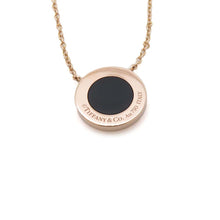 将图像加载到图库查看器中，TIFFANY&amp;Co. TWO Circle Necklace67520556 18K Pink Gold
