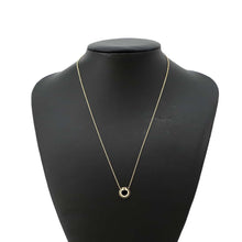 将图像加载到图库查看器中，TIFFANY&amp;Co. TWO Circle Necklace 18K Yellow Gold
