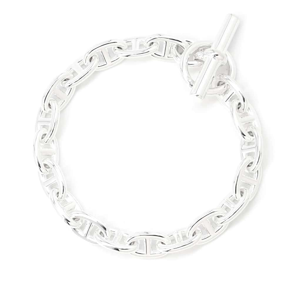 HERMES Chaine d'Ancre Bracelet 19 frames Size MM SV925