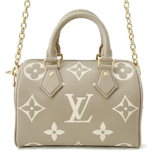 将图像加载到图库查看器中，LOUIS VUITTON Speedy Bandouliere Tourterelle claimM46575 Monogram Empreinte Leather Size 20
