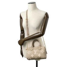 将图像加载到图库查看器中，LOUIS VUITTON Speedy Bandouliere Tourterelle claimM46575 Monogram Empreinte Leather Size 20
