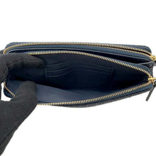 Load image into Gallery viewer, CHANEL Deauville Chain Wallet NavyA81978 Canvas/Leather
