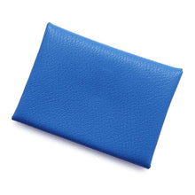 将图像加载到图库查看器中，HERMES Calvi Duo Blue france Chevre Myzore Goatskin
