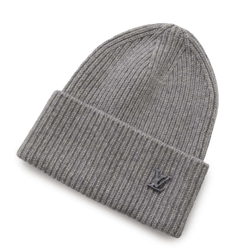 LOUIS VUITTON Beanie LV Ahead 1.1 GrisMP3248 Cashmere100%