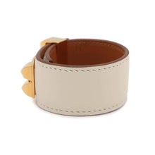 Load image into Gallery viewer, HERMES Collier de Chien 24 Bracelet Size T1 Nata Swift Leather
