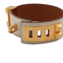 Load image into Gallery viewer, HERMES Collier de Chien 24 Bracelet Size T1 Nata Swift Leather
