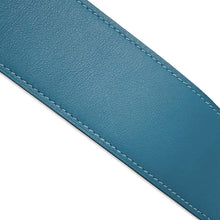 Load image into Gallery viewer, HERMES Elan Bracelet Size T2 Blue Jean/Biscuit Swift Leather
