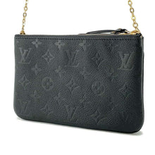 Load image into Gallery viewer, LOUIS VUITTON Pochette double zip NoirM68568 Monogram Empreinte Leather
