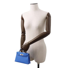 Load image into Gallery viewer, HERMES Mini Kelly Do Blue Hydra Epsom
