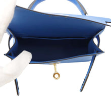 Load image into Gallery viewer, HERMES Mini Kelly Do Blue Hydra Epsom
