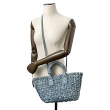 Load image into Gallery viewer, BALENCIAGA Bistro 2WAY Shoulder Bag Blue671342 Denim Size XS
