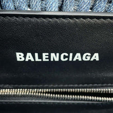 将图像加载到图库查看器中，BALENCIAGA Bistro 2WAY Shoulder Bag Blue671342 Denim Size XS
