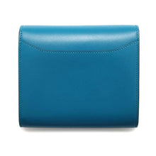 Load image into Gallery viewer, HERMES Constance compact Blue Izmir Tadelakt Leather
