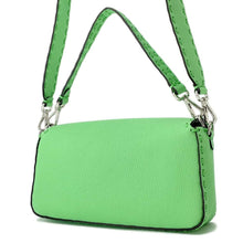 将图像加载到图库查看器中，FENDI Selleria Mamma Bucket 2wayBag Light Green8BR600 Leather
