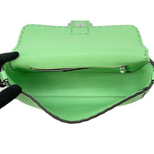 将图像加载到图库查看器中，FENDI Selleria Mamma Bucket 2wayBag Light Green8BR600 Leather
