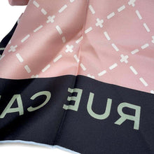 将图像加载到图库查看器中，CHANEL CC Logo Scarf Black/Pink/Multicolor Silk100%
