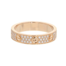 将图像加载到图库查看器中，CARTIER Love Wedding Ring Small Model Size 51/#11 SmallB4085851/B4085800 18K Pink Gold
