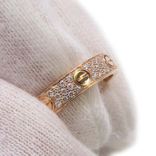 将图像加载到图库查看器中，CARTIER Love Wedding Ring Small Model Size 51/#11 SmallB4085851/B4085800 18K Pink Gold
