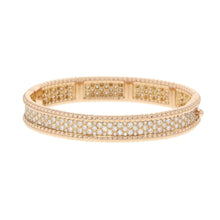 Load image into Gallery viewer, Van Cleef &amp; Arpels Perlée Diamond Bracelet 3-row model Extra Small model Size S sizeVCARO14900 18K Pink Gold
