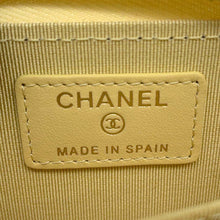 Load image into Gallery viewer, CHANEL Matelasse Classic Zip Coin Purse YellowAP0216 Caviar Leather
