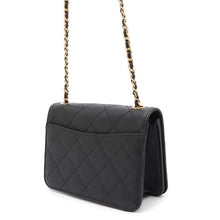 Load image into Gallery viewer, CHANEL Gripoa Matelasse ChainShoulder Bag BlackAS2251 Calf Leather Faux Pearl  Resin
