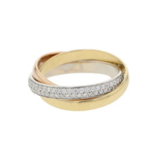 Load image into Gallery viewer, CARTIER Trinity Ring Size SM/52/#12 K18YG K18PG K18WG
