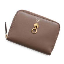 Load image into Gallery viewer, FENDI By the Way Round Zip Wallet Brown8M0401 Leather
