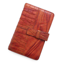 将图像加载到图库查看器中，BALENCIAGA Agenda Cover BrownBASY06CO Embossed Leather
