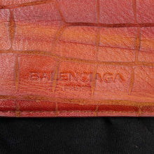 将图像加载到图库查看器中，BALENCIAGA Agenda Cover BrownBASY06CO Embossed Leather
