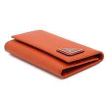 Load image into Gallery viewer, PRADA Triangle Logo 6 Key Case Orange2PG222 Leather
