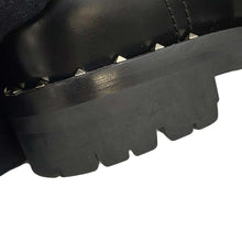 Load image into Gallery viewer, Valentino Garavani Rock Studded Boots Black Leather Size 35
