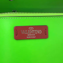 将图像加载到图库查看器中，Valentino Garavani 2WAYTote Bag GreenTY0B0731LNG Leather
